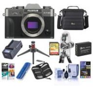 Adorama Fujifilm X-T30 Mirrorless Camera Body Charcoal Silver With Premium Accessory Kit 16619645 C