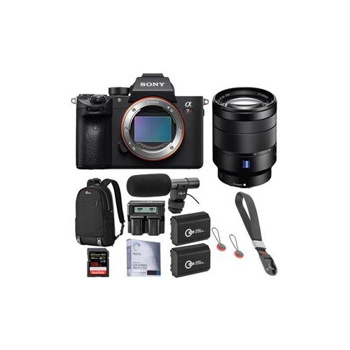  Adorama Sony a7R III Mirrorless Camera With 24-70mm f/4 Vario-Tessar Lens - With ACC KIT ILCE7RM3/B L1A
