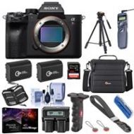 Adorama Sony a7R IV Mirrorless Digital Camera Body With Premium Accessory Bundle ILCE7RM4/B B