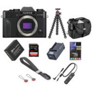 Adorama Fujifilm X-T30 Mirrorless Digital Camera Body - Black With Accessory Bundle 16619011 A