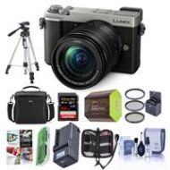 Adorama Panasonic Lumix DC-GX9 20.3MP Mirrorless Camera Slver W/12-60mm Lens/Premium Kit DC-GX9MS B