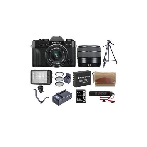  Adorama Fujifilm X-T30 Mirrorless Camera with XC 15-45mm f/3.5-5.6 OIS Lens W/ACC KIT 16619205 G