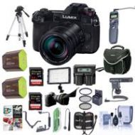 Adorama Panasonic Lumix G9 Mirrorless Camera, Black w/DG 12-60/2.8-4 Lens W/Pro Acc Kit DC-G9LK C