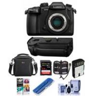 Adorama Panasonic Lumix DC-GH5 Mirrorless Body With DMW-BGGH Battery Grip And Acc Bundle DC-GH5KBODY BG