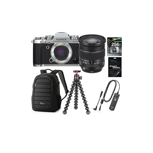  Adorama Fujifilm X-T3 Camera with XF 16-80mm F4.0 R OIS WR Lens, Silver W/Accessory KIT 16643476 M