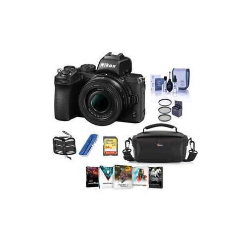  Adorama Nikon Z50 Mirrorless Camera with Z DX 16-50mm f/3.5-6.3 VR Lens W/PC ACC Bundle 1633 A