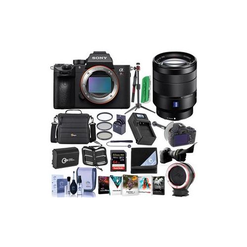  Adorama Sony a7R III Mirrorless Camera With 24-70mm f/4 Vario-Tessar Lens W/ACC Bundle ILCE7RM3/B L1D