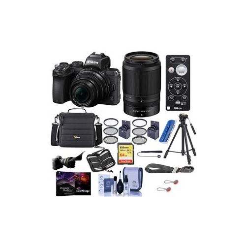  Adorama Nikon Z50 DX-Format Mirrorless Camera with 16-50mm & 50-250mm Lenses W/Prem ACC 1632 KB