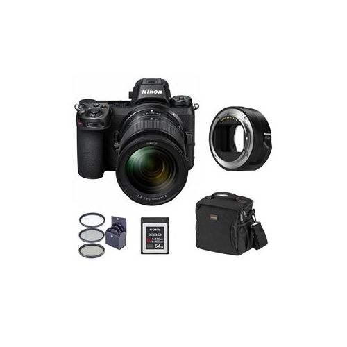  Adorama Nikon Z7 FX-Format Mirrorless Camera with Z 24-70mm f/4 S Lens W/Free ACC Bundle 1594 MA