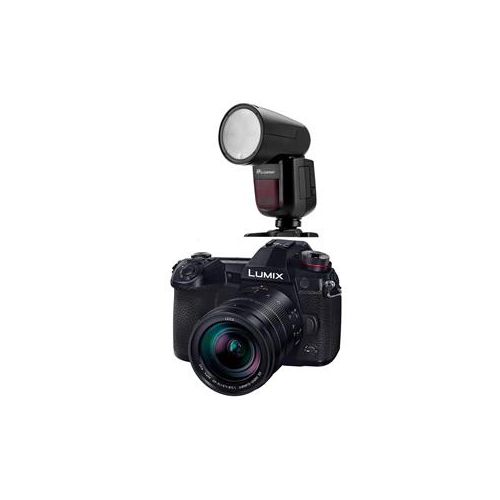  Adorama Panasonic Lumix G9 Mirrorless Camera, Black w/Leica DG 12-60/2.8-4 Lens W/Flash DC-G9LK FL