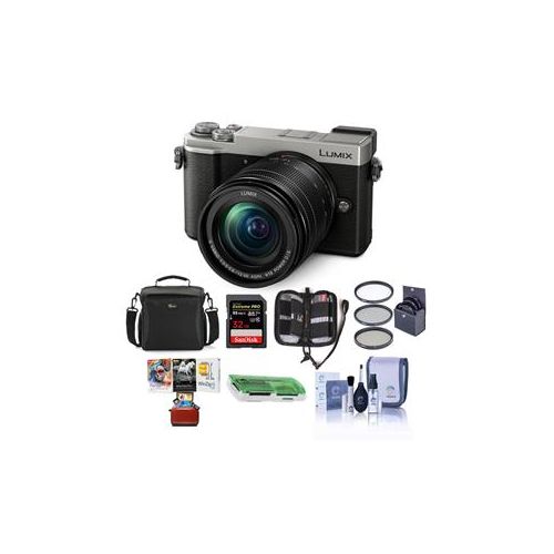  Adorama Panasonic Lumix DC-GX9 Mirrorless Camera w/12-60mm Lens Silver And Free Accesory DC-GX9MS AM