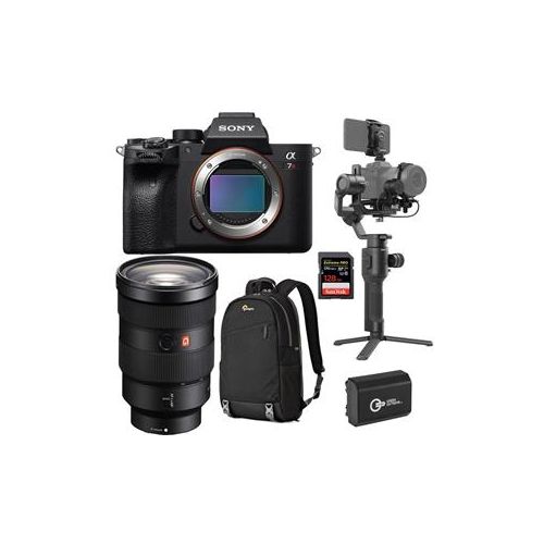  Adorama Sony a7R IV Mirrorless Camera W/FE 24-70mm f/2.8 GM Lens W/DJI Ronin-SC Gimbal ILCE7RM4/B L2 DR