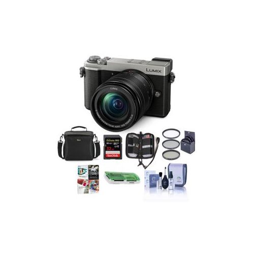  Adorama Panasonic Lumx DC-GX9 Mirrorless Camera w/12-60mm Lens Silver And Free Accessory DC-GX9MS A