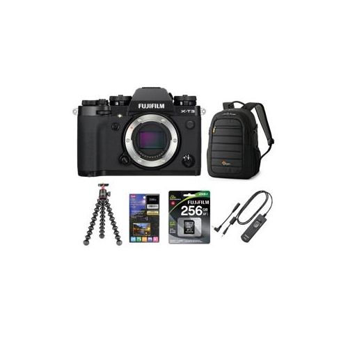  Adorama Fujifilm X-T3 Mirrorless Body, Black With Accessory Bundle 16588509 FK