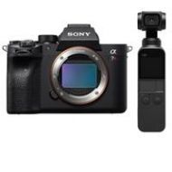 Adorama Sony a7R IV Mirorless Digital Camera Body W/DJI Osmo Pocket Camera and Filters ILCE7RM4/B DO