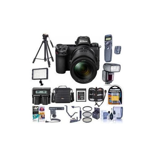  Adorama Nikon Z7 FX-Format Mirrorless Camera with Z 24-70mm f/4 S Lens W/Pro Acc Bundle 1594 D