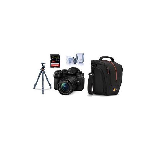  Adorama Panasonic Lumix DC-G95 Mirrorless with 12-60mm OIS Lens With Tripod /32GB Card DC-G95MK F