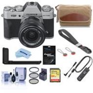 Adorama Fujifilm X-T30 Mirrorless Camera with XC 15-45mm f/3.5-5.6 Lens Silver W/ACC KIT 16619061 E