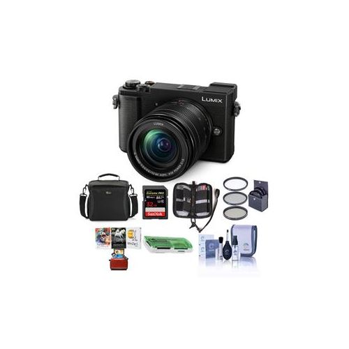  Adorama Panasonic Lumix DC-GX9 Mirrorless Camera w/12-60mm Lens Black And Free Accessory DC-GX9MK AM