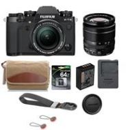 Adorama Fujifilm X-T3 Mirrorless Camera with XF 18-55mm f/2.8-4 Lens Black W/Acc Bundle 16588640 FJ