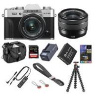 Adorama Fujifilm X-T30 Mirrorless Camera with XC 15-45mm f/3.5-5.6 Lens Silver W/ACC KIT 16619061 A