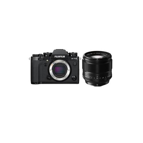  Adorama Fujifilm X-T3 Mirrorless Body, Black - With Fujifilm XF 56mm (85mm) F/1.2 Lens 16588509 L1