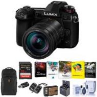 Adorama Panasonic Lumix G9 Mirrorless Camera Black w/ DG 12-60/2.8-4 Lens W/Free Acc Kit DC-G9LK A