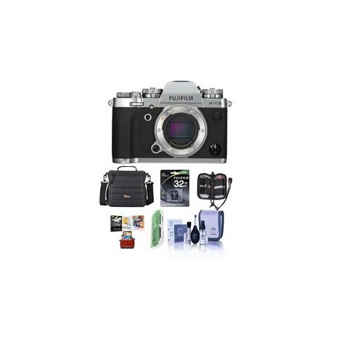  Adorama Fujifilm X-T3 Mirrorless Body Silver - With Free Mac Accessory Bundle 16589058 AM