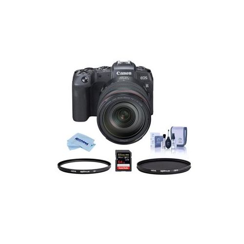  Adorama Canon EOS RP Mirrorless Digital Camera with RF 24-105mm F4 LIS Lens W/Filter Kit 3380C012 F