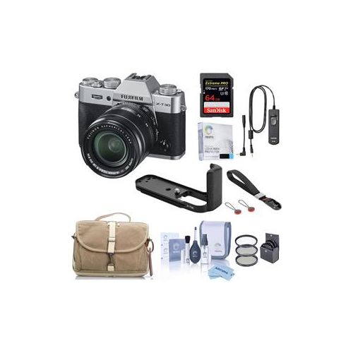  Adorama Fujifilm X-T30 ML Camera with XF 18-55mm f/2.8-4 R LM OIS Lens Silver W/ACC KIT 16619786 E