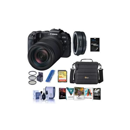  Adorama Canon EOS RP Mirrorless Camera with RF 24-240mm f/4-6.3 IS USM Lens W/Acc Bundle 3380C032 A