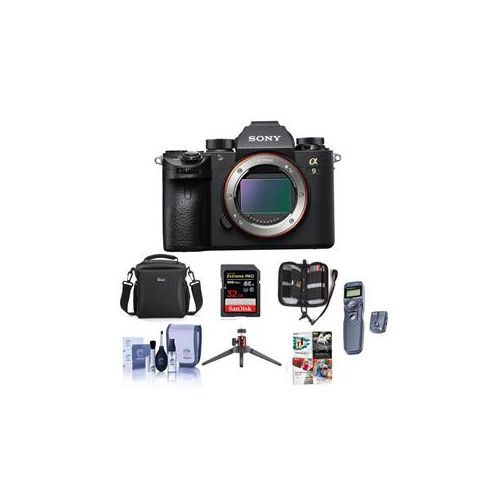  Adorama Sony Alpha a9 Mirrorless Digital Camera, Full Frame With Free Accessory Bundle ILCE9/B A