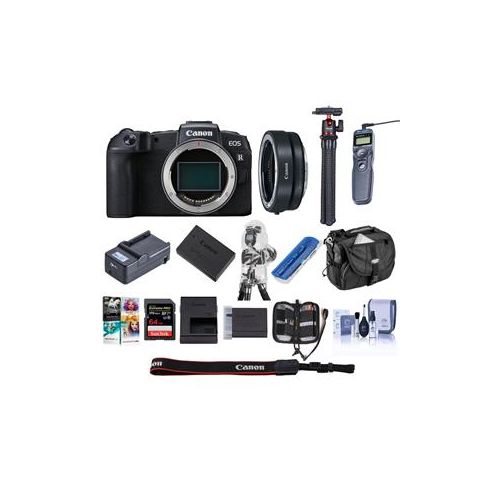  Adorama Canon EOS RP Mirrorless Full Frame Digital Camera Body With Premium Acc Bundle 3380C002 B