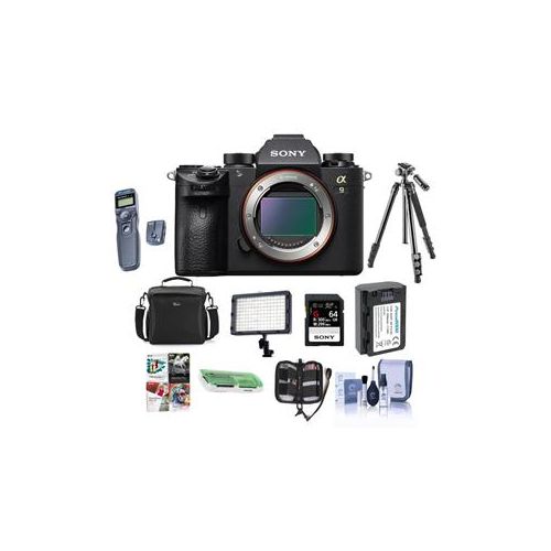  Adorama Sony Alpha a9 Mirrorless Digital Camera Full Frame With Premium Accessory Bundle ILCE9/B B
