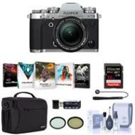 Adorama Fujifilm X-T3 Mirrorless Camera with XF 18-55mm f/2.8-4 R Lens Silver W/ACC Kit 16589199 A