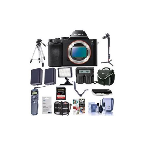  Sony Alpha a7SII Mirrorless Body with Pro Kit ILCE7SM2/B C - Adorama