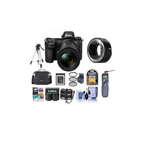  Adorama Nikon Z6 FX-Format Mirrorless Camera with NIKKOR Z 24-70mm f/4 S Lens W/ACC KIT 1598 C