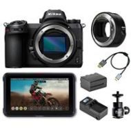 Adorama Nikon Z6 FX-Format Mirrorless Camera Body w/FTZ Adapter, Atomos Ninja V Cine Kit 1595 MCK