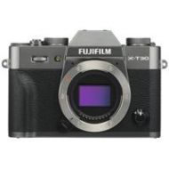 Adorama Fujifilm X-T30 Mirrorless Digital Camera Body - Charcoal Silver 16619645