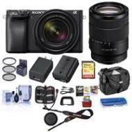 Adorama Sony Alpha a6400 Mirrorless Camera with 18-135mm f/3.5-5.6 Lens W/Free ACC Kit ILCE6400M/BAM