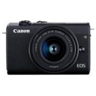 Adorama Canon EOS M200 Mirrorless Camera with EF-M 15-45mm f/3.5-6.3 IS STM Lens, Black 3699C009