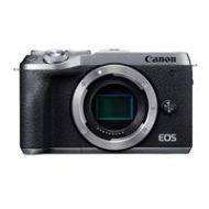 Adorama Canon EOS M6 Mark II Mirrorless Digital Camera Body, Silver 3612C001