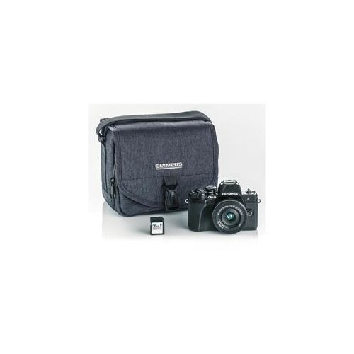  Adorama Olympus OM-D E-M10 Mark III Mirrorless Black Camera w/14-42 EZ Lens & Access. V207072BU010