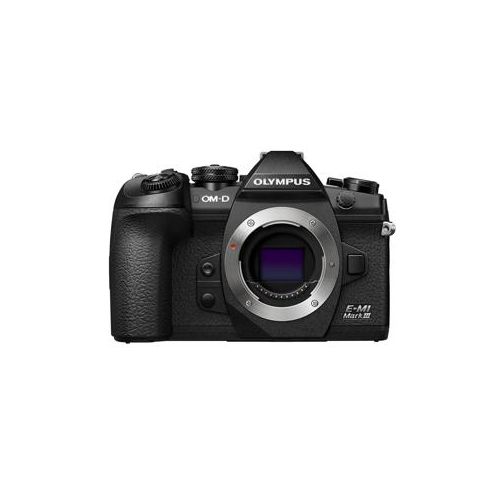  Adorama Olympus OM-D E-M1 Mark III Mirrorless Digital Camera Body, Black V207100BU000