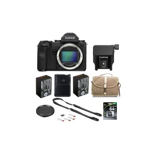  Adorama Fujifilm GFX 50S 51.4MP Medium Format Mirrorless Camera (Body Only) W/Acc Bundle 600018213 A