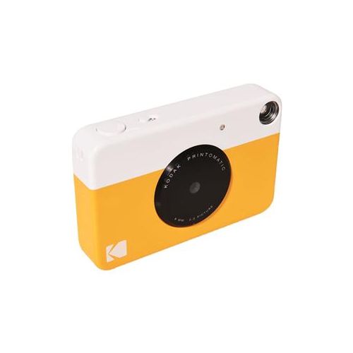  Adorama Kodak PRINTOMATIC 10MP Instant Digital Camera, Yellow RODOMATICYL