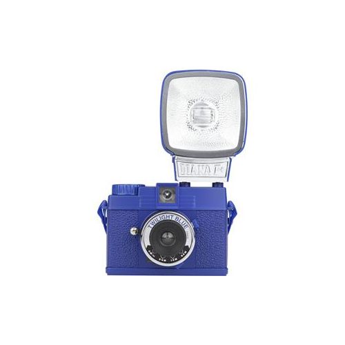  Adorama Lomography Diana Mini 35mm Camera with Flash, 24mm Lens, Twilight Blue HP550TB