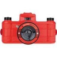 Adorama Lomography Sprocket Rocket 35mm Film Camera, 30mm Lens, Red HP400RED