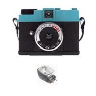 Lomography Diana Mini Camera Outfit, Retro Blue/Black 591 - Adorama