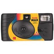 Adorama KODAK Max One-Time Use 35mm Film Camera (ISO-800) with Power Flash, 27 Exposure 8737553